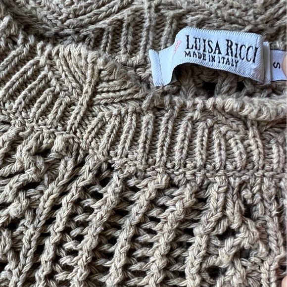 Luisa Ricci Women’s Tan Knitted Sweater - Picture 5 of 5